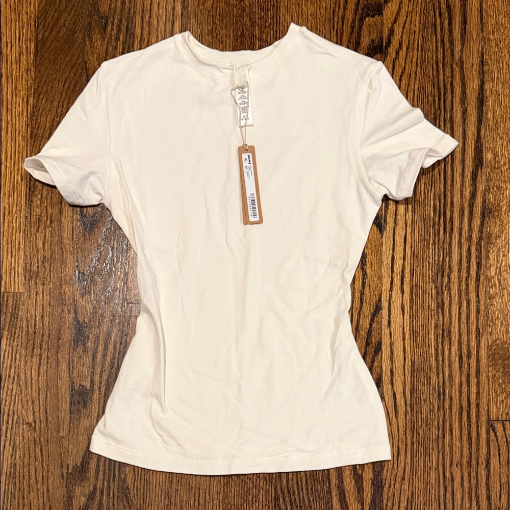 Skims cotton jersey Tshirt in marble
